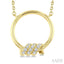 Twine Circle Diamond Fashion Pendant