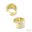 Fusion Diamond Fashion Huggie Earrings