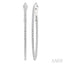 Inside-Out Diamond Skinny Hoop Earrings