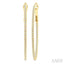 Inside-Out Diamond Skinny Hoop Earrings