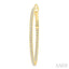 Inside-Out Diamond Skinny Hoop Earrings