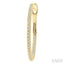 Inside-Out Diamond Skinny Hoop Earrings