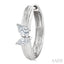 Ribbed Diamond Fashion Hoop Earrings