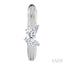 Ribbed Diamond Fashion Hoop Earrings