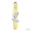 Ribbed Diamond Fashion Hoop Earrings