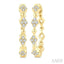 Art Deco Diamond Fashion Hoop Earrings