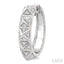 Bold Pyramid Diamond Fashion Hoop Earrings