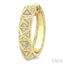 Bold Pyramid Diamond Fashion Hoop Earrings