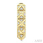Bold Pyramid Diamond Fashion Hoop Earrings