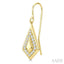 Kite Shape Diamond Fashion Earrings