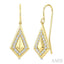 Kite Shape Diamond Fashion Earrings