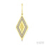 Rhombus Shape Diamond Fashion Earrings