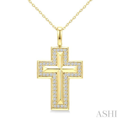 Cross Diamond Fashion Pendant