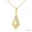 Kite Shape Diamond Fashion Pendant