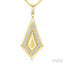 Kite Shape Diamond Fashion Pendant