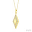Rhombus Shape Diamond Fashion Pendant
