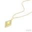 Rhombus Shape Diamond Fashion Pendant