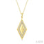 Rhombus Shape Diamond Fashion Pendant