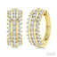 Diamond Fashion Hoop Earrings