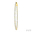 Inside-Out Diamond Oval Hoop Earrings