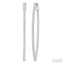 Inside-Out Diamond Oval Hoop Earrings