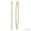 Inside-Out Diamond Oval Hoop Earrings