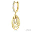 Aeris Gold Drop Diamond Fashion Earrings