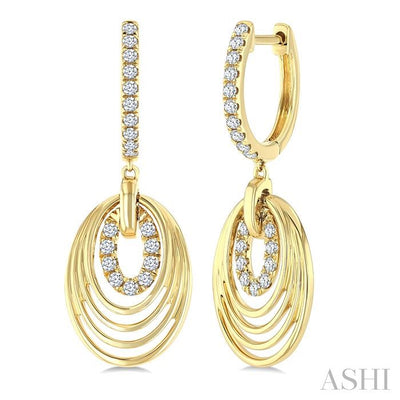Drop Diamond Fashion Earrings