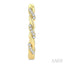 Swirl Diamond Fashion Hoop Earrings