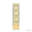 Bold Pyramid Diamond Fashion Hoop Earrings