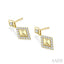 Golden Glow Kite Shape Diamond Fashion Earrings