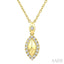 Marquise Shape Diamond Fashion Pendant