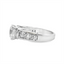 Round Diamond Wide Engagement Ring