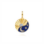 Diamond & Enamel Medallion Pendant