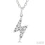 Lightning Bolt Petite Diamond Fashion Pendant