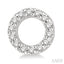 Circle Petite Diamond Fashion Earrings