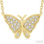 Butterfly Petite Diamond Fashion Pendant