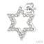 Star of David Petite Diamond Fashion Earrings