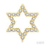 Star of David Petite Diamond Fashion Earrings