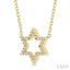 Star of David Petite Diamond Fashion Pendant