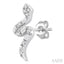 Snake Petite Diamond Fashion Earrings