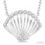 Seashell Petite Diamond Fashion Pendant