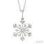 Snowflake Petite Diamond Fashion Pendant