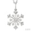 Snowflake Petite Diamond Fashion Pendant