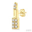 Lipstick Petite Diamond Fashion Earrings