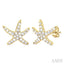 Starfish Petite Diamond Fashion Earrings