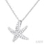 Starfish Petite Diamond Fashion Pendant