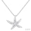 Starfish Petite Diamond Fashion Pendant