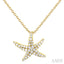 Starfish Petite Diamond Fashion Pendant