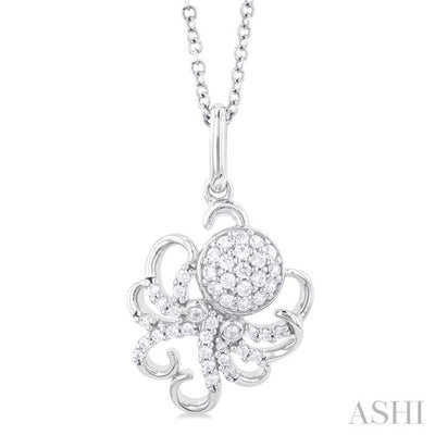 Octopus Petite Diamond Fashion Pendant